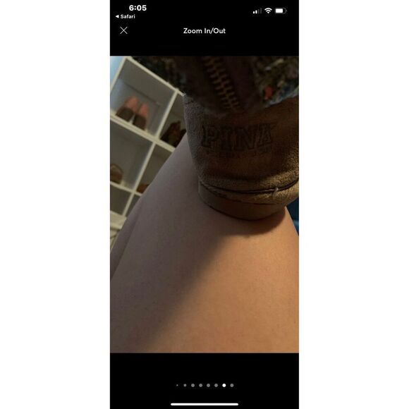 Vs pINK mukluks fur lined sequin boots M y2k htf - Picture 10 of 10